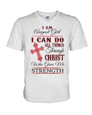 August Girl V-Neck T-Shirt tile