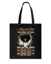 August Girl Tote Bag tile