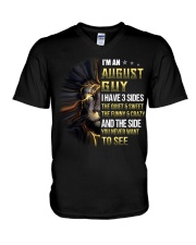 August Man V-Neck T-Shirt tile