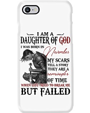 November Girl Phone Case tile