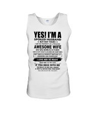 To My Husband Unisex Tank tile