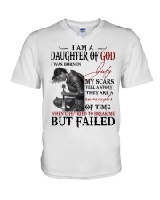 July Girl V-Neck T-Shirt tile