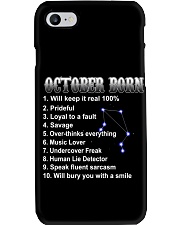 October Woman Phone Case tile