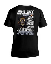 June Man V-Neck T-Shirt tile