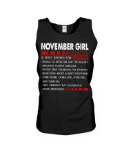 November Girl Unisex Tank tile