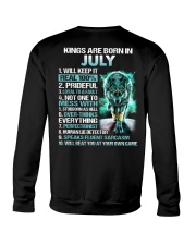 Kings Are Born In July Crewneck Sweatshirt tile