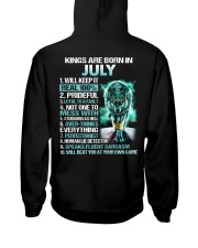 Kings Are Born In July Hooded Sweatshirt tile