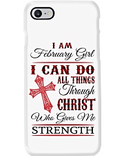 February Girl Phone Case tile