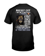 August Man Classic T-Shirt back