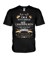 November Girl V-Neck T-Shirt tile