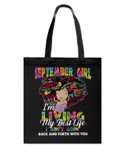 September Girl Tote Bag tile