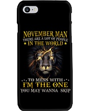 November Man Phone Case tile