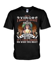 Virgo Facts New V-Neck T-Shirt tile
