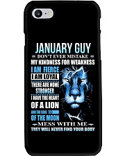 January Man Phone Case tile
