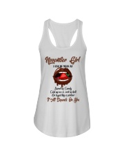 November Girl Ladies Flowy Tank tile
