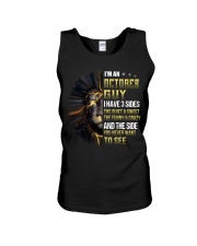 October Man Unisex Tank tile