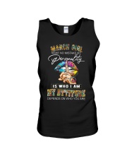 March Woman Unisex Tank tile