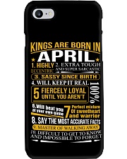 King are born in April Phone Case tile