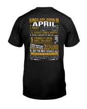 King are born in April Classic T-Shirt back