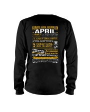 King are born in April Long Sleeve Tee tile