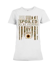 Spoiled by husband Premium Fit Ladies Tee tile