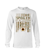 Spoiled by husband Long Sleeve Tee tile
