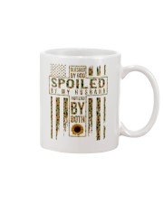 Spoiled by husband Mug tile