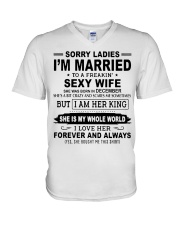 To My Husband V-Neck T-Shirt tile