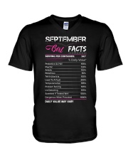 September Girl V-Neck T-Shirt tile