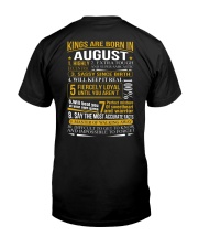 King are born in August Classic T-Shirt back