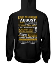 King are born in August Hooded Sweatshirt tile