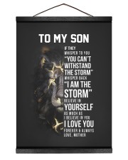 I Am The Storm - To Son From Mother Hanging Canvas tile