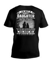 My Crazy Mom Loves Me - Best Gift For Daughter V-Neck T-Shirt tile