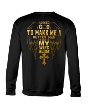 A BETTER MAN - PERFECT GIFT FOR HUSBAND Crewneck Sweatshirt thumbnail