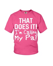 Calling Pa Youth T-Shirt front