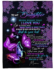 Never Forget That I Love You Large Fleece Blanket - 60" x 80" front