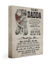 Believing In Me - To Dadda From Daughter 11x14 Gallery Wrapped Canvas Prints front