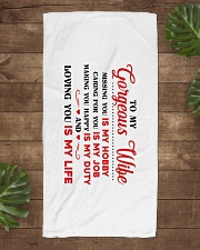 1 DAY LEFT - GET YOURS NOW Beach Towel aos-towelbeach-vertical-front-lifestyle-1