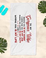 1 DAY LEFT - GET YOURS NOW Beach Towel aos-towelbeach-vertical-front-lifestyle-2