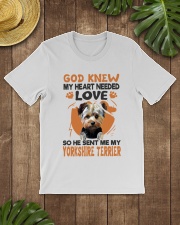 GOD SENT ME MY YORKSHIRE TERRIER Classic T-Shirt lifestyle-mens-crewneck-front-18