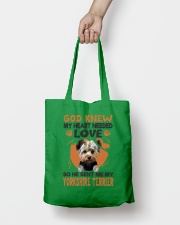 GOD SENT ME MY YORKSHIRE TERRIER Tote Bag lifestyle-totebag-front-2