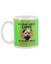 GOD SENT ME MY YORKSHIRE TERRIER Mug back