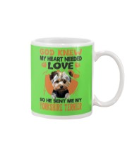 GOD SENT ME MY YORKSHIRE TERRIER Mug front