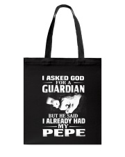 Guardian Is My Pepe Tote Bag tile