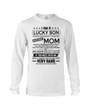 I AM A LUCKY SON - SON FROM MOM Long Sleeve Tee thumbnail