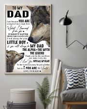 YOU ARE THE WORLD - GREAT GIFT FOR DAD FROM SON 11x17 Poster lifestyle-poster-1