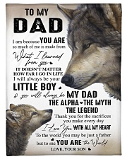 YOU ARE THE WORLD - GREAT GIFT FOR DAD FROM SON Small Fleece Blanket - 30" x 40" thumbnail