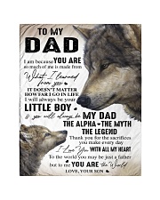 YOU ARE THE WORLD - GREAT GIFT FOR DAD FROM SON Quilt 40"x50" - Baby thumbnail