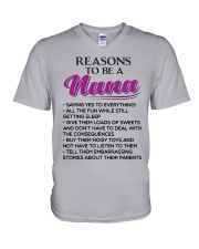 REASONS TO BE A NANA V-Neck T-Shirt thumbnail