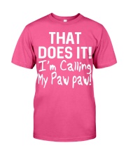 Calling Paw Paw Classic T-Shirt tile
